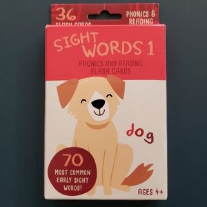 Sight words cards & Paw Patrol playing cards